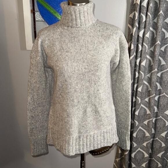 Everlane Merino Wool/ Pima Cotton/ Alpaca Blend Turtleneck Sweater - Picture 1 of 8